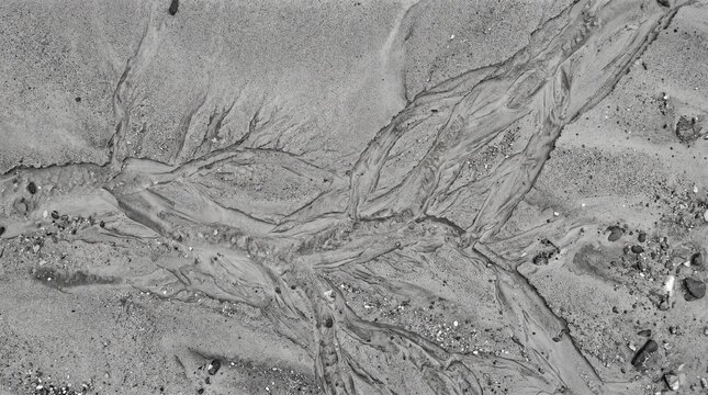 Sand texture with natural erosion patterns