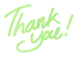 Naklejka premium Thank you!