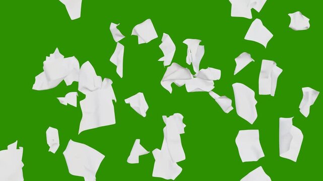 Exploding Paper Document