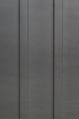 Fototapeta premium Dark gray metal panels with vertical lines