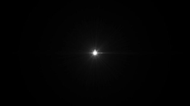 Optical lens flare effect. light leak, flash lights, camera flash light, sun burst lens flare, light burst optical lens flare effect, white sparkle lens flares blinking light on black background.