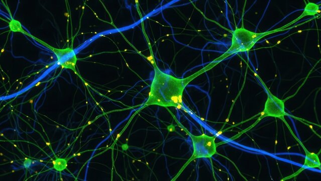 Vibrant neural network with interconnected synapses