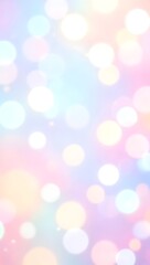 Obraz premium Colorful Dreamy Bokeh Background with Soft Glowing Light Orbs