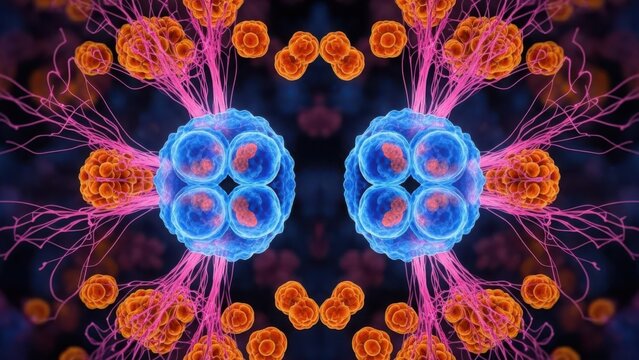 Intricate neural synaptic connections in a microscopic brain network