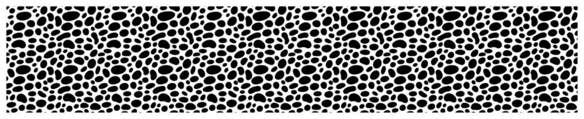Obraz premium Organic pebble pattern with irregular rounded shapes in abstract cell style