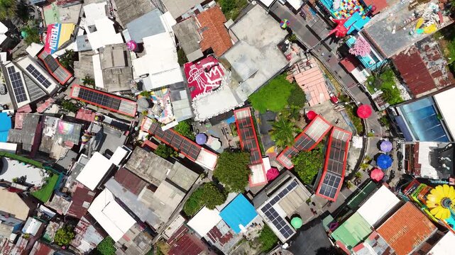 Drone View of Medell&iacute;n Colombia &ndash; Comuna 13, Cable Cars and Escobar Era Legacy
