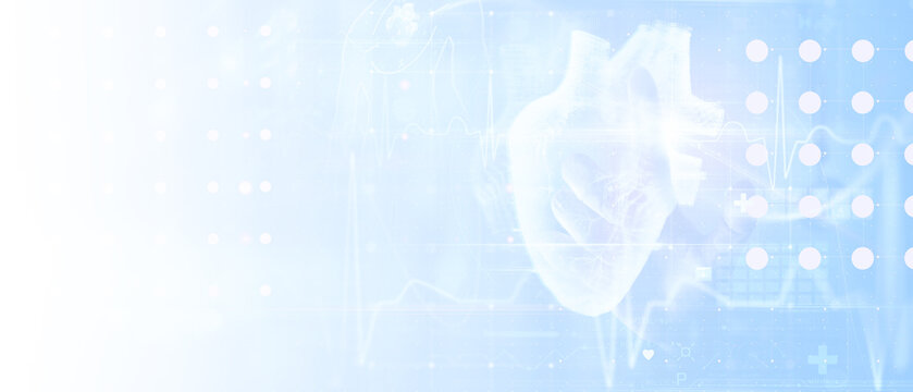 Digital Heart Medical Technology Background