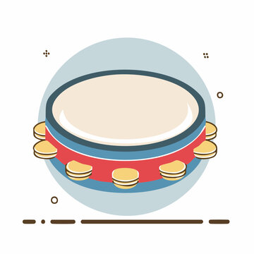 Illustration of a Tambourine