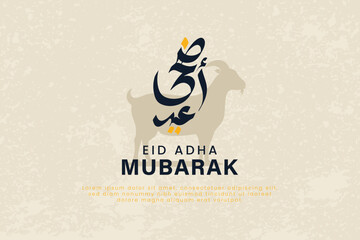 Obraz premium Eid adha mubarak design 