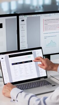 Man Editing Artificial Intelligence Implementation Plan