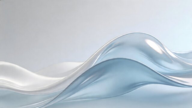 Abstract flowing liquid shapes