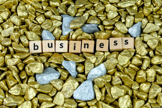 Business con pepite d'oro e di argento