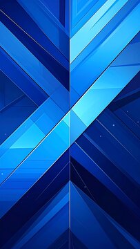 Geometric abstract blue shards with light highlights