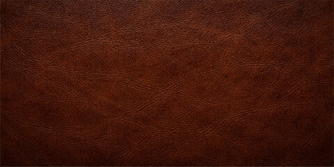 Fototapeta premium A dark brown vintage leather texture background with a rough aged surface and antique grunge pattern for retro material design