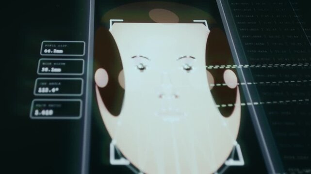 Real-time facial feature detection for secure verification