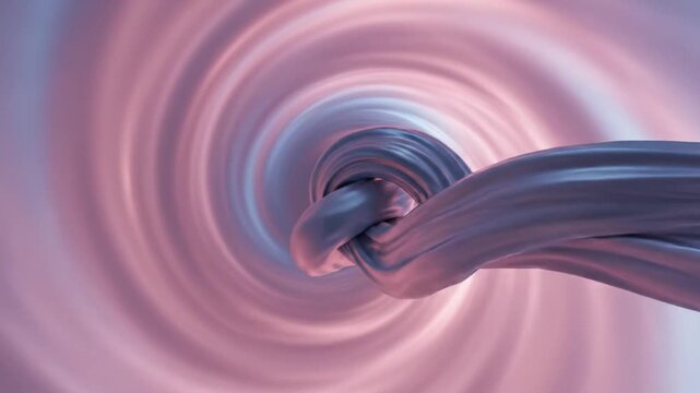 Abstract swirling forms with soft colors and smooth surface