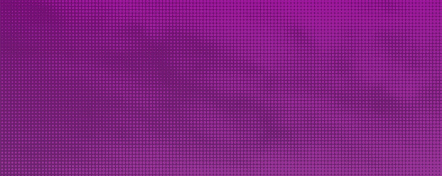 Abstract dot halftone purple color pattern gradient texture background. Used for graphics pop art comics style.