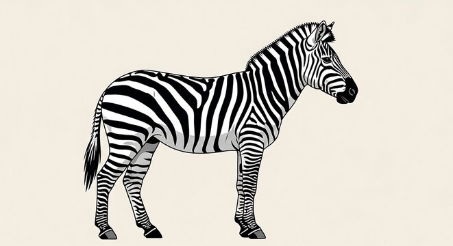zebra vector illustration