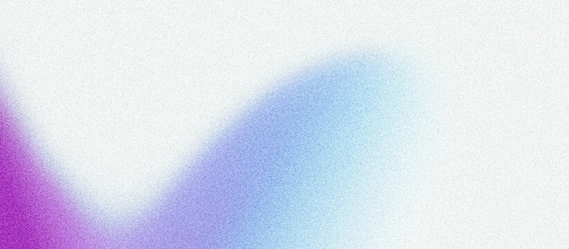Purple blue grainy background, abstract noise texture gradient shape on white backdrop for header, event poster, web banner, cover or digital wallpaper design
