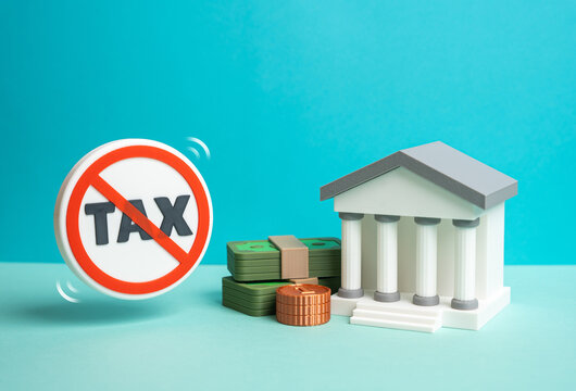 The bank is exempt from paying taxes. Tax avoidance. Grace period. Financial privileges and regulatory relief for banking institutions.