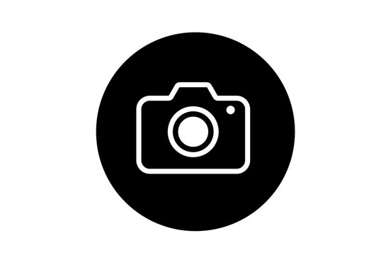 photo camera icon png file transparent background stock photo