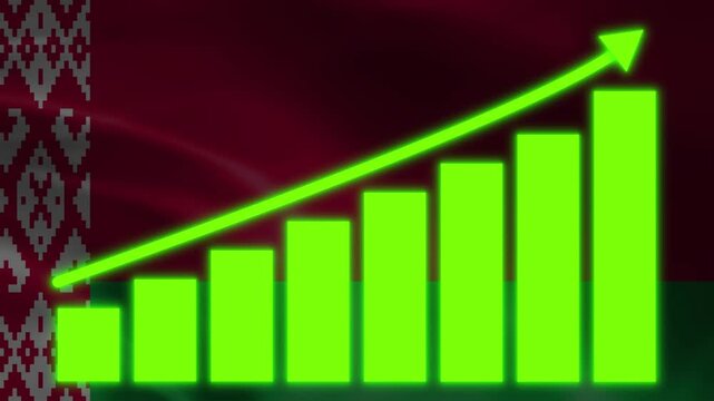 Upward Trajectory: A dynamic illustration showing a bar graph trending upward, superimposed against a backdrop symbolizing growth and progress.