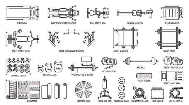 set of icons for design