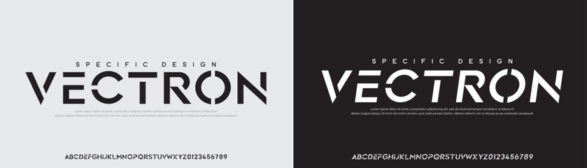 Modern Bold Font. Sans Serif Font. Regular Italic Uppercase Lowercase Typography urban style alphabet fonts for fashion, sport, technology, digital, movie, logo design, vector illustration © Creation