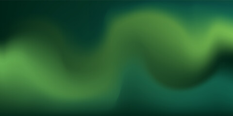 Fototapeta premium Abstract blurred gradient mesh background in green.