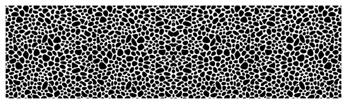Organic pebble pattern with dense cellular shapes in natural style