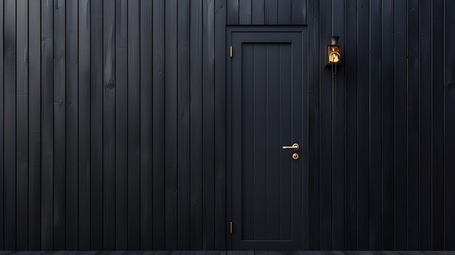 Dark blue vertical blinds with gold pull cord and tassel
