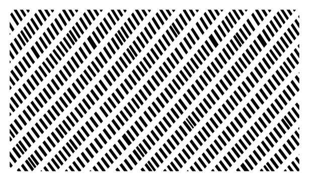 Diagonal striped pattern with parallel geometric lines in monochrome style