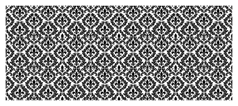 Damask background with repeating fleur de lis motifs in luxury classical style