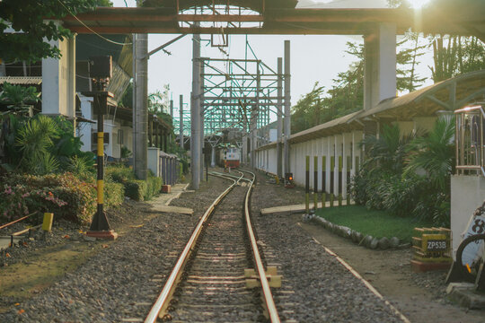railway in the countryside