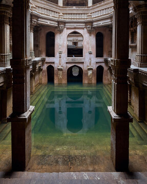 Adalaj Stepwell (Rudabai Stepwell) in Adalaj near Gandhinagar city, India