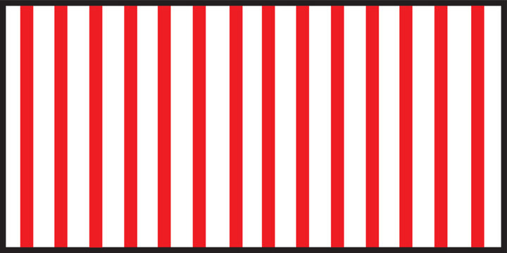 Red and white striped pattern in a bold graphic style with flat lighting for background.