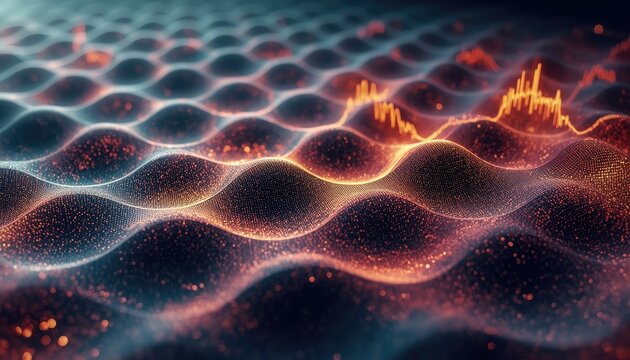 An fantasy technology background light background loop 