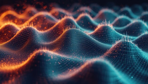 An fantasy technology background light background loop 