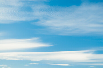 Obraz premium blue sky and white clouds