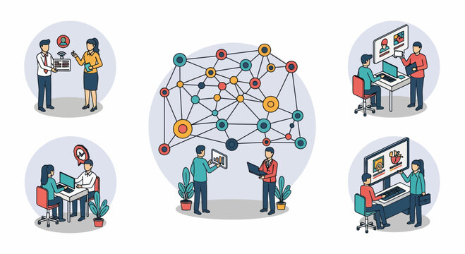 AI data tech net web code work link node math brain deep flow logic map