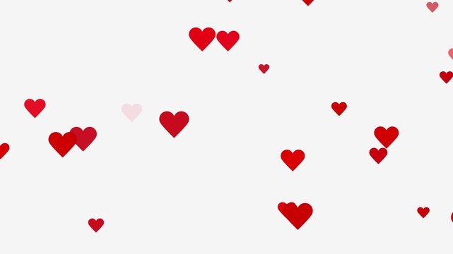 hearts particles animation. love icon. heart animation. valentines day red hearts animation,4k loopable.
Red Hearts Flying Icon &ndash; Flying Hearts Motion Background,Romantic red heart flying 4k video.