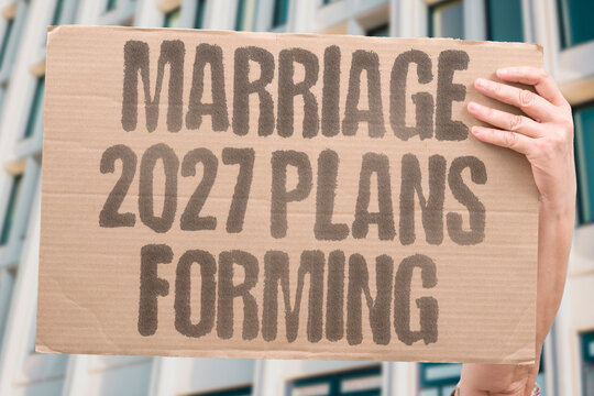 "Marriage 2027 Plans Forming" Documented 2027 marriage timelines are forming among committed couples. TIMELINE. FORMING. COMMITTED. COUPLES. YEAR.