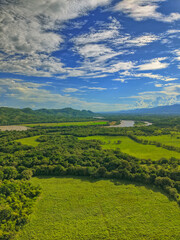 Obraz premium Aerial View of Lush Green Landscape in Tatacoa, Colombia