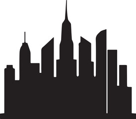 Obraz premium City building vector art