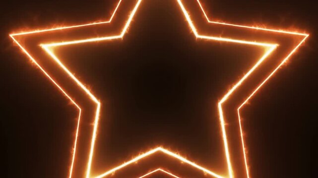 Vibrant orange star symbolizes Freedom on Juneteenth celebration