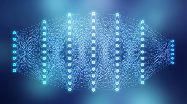Machine learning architecture illustrates the intricate relationship between data input layers and output signals within a sophisticated deep learning software model designed for modern analytics.