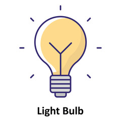  Light Bulb Vector Icon which can easily modify or edit © Design Linker