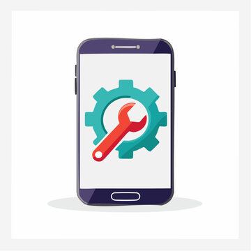 Smartphone Settings and Repair Icon