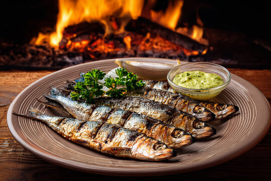 Sardinas en barbacoa