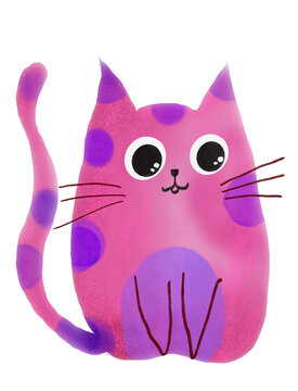 Cute Cat kawaii Illustration Kitten Pets